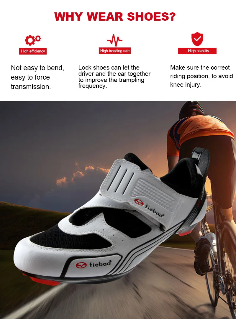 Teibao Мужская обувь для велоспорта обувь для шоссейного велосипеда горный велосипед MTB обувь светоотражающие велосипедные кроссовки Триатлон кроссовки для бега