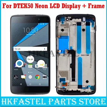

For Blackberry Dtek50 Dtek 50 Neon STH100-1 -2 Mobile phone LCD Display touch screen glass Front LCD Frame Cover Replacement