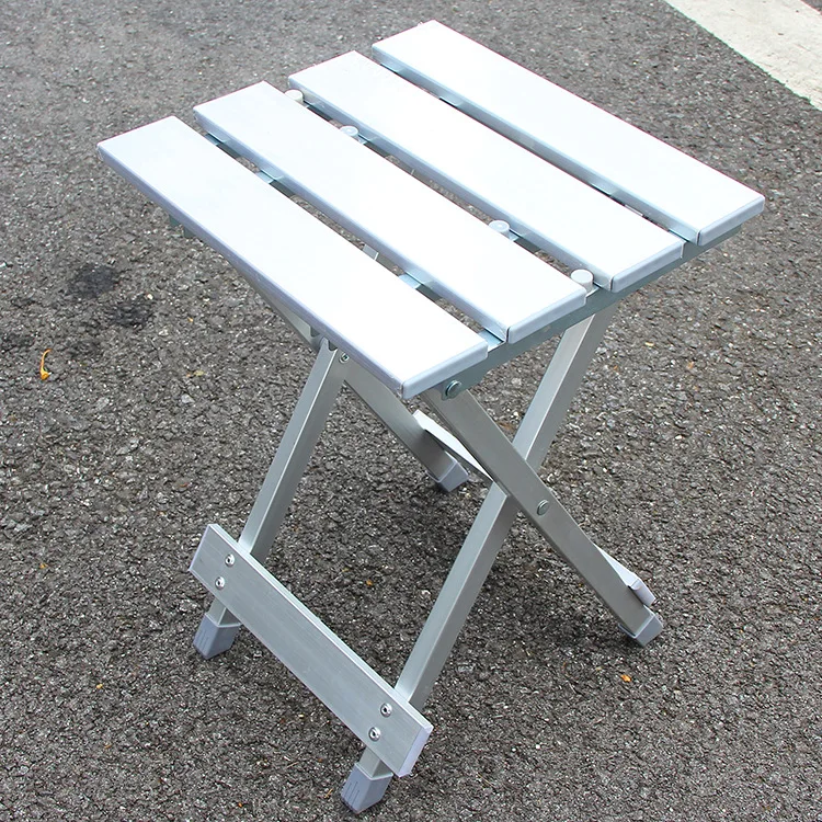 

Outdoor simple portable aluminum folding stool picnic fishing stool