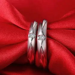 18ct золото 0,05 + 0.04ct алмаз пару комплект кольца обручальные кольца Обручение кольца для Для мужчин Для женщин бесплатная DHL доставка