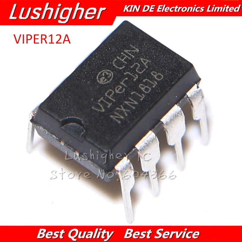 10 шт. VIPER12A DIP VIPER12 DIP8 | Электронные компоненты и принадлежности