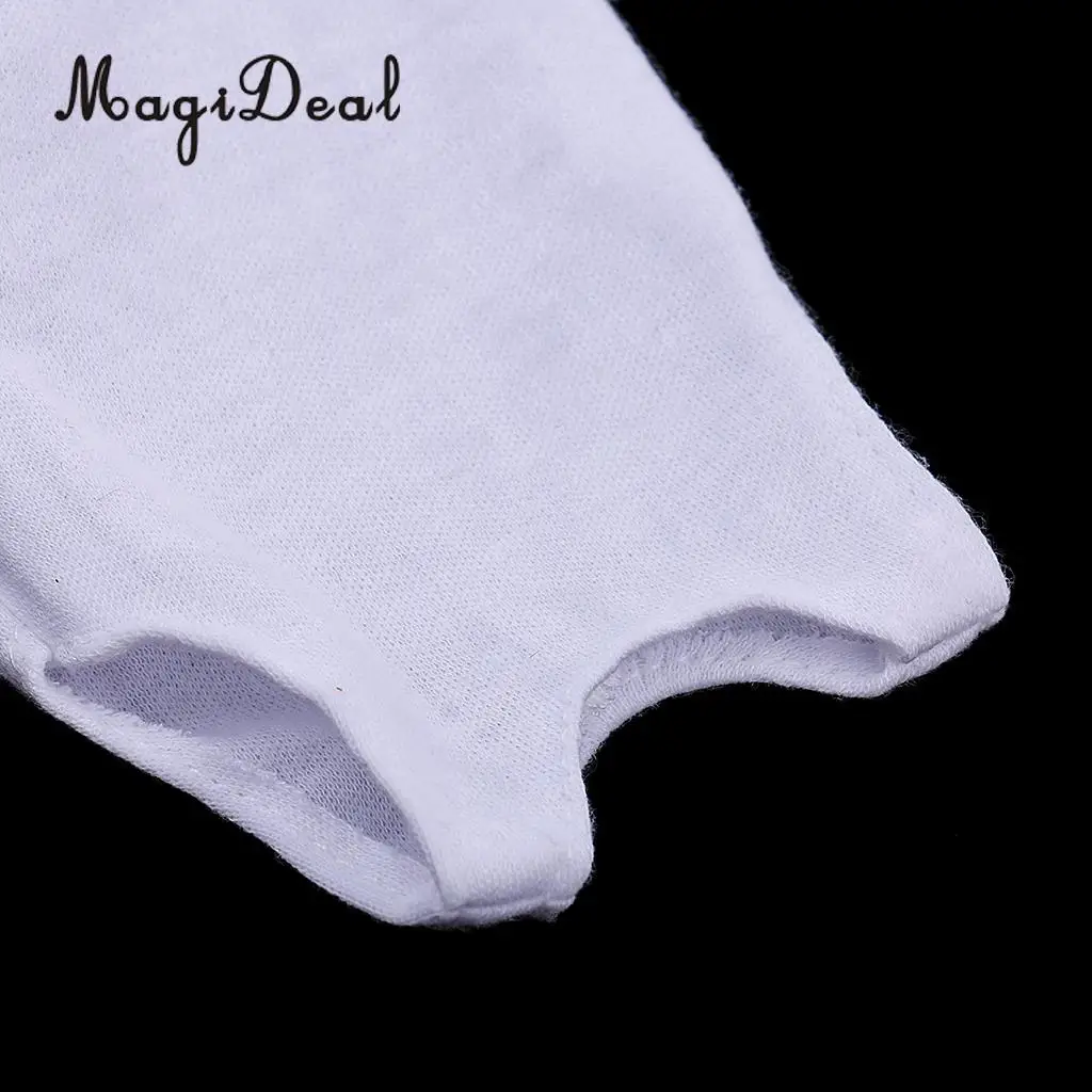 1/6 Scale White Vest Shirt Sleeveless T-Shirt Vest Tops Cloth Soft for 12 Inch Action Figures   Acc