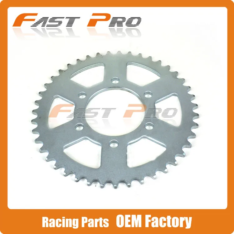 

43T Rear Sprockets For Kawasaki ZX-6R ZX600 ZX636 Z750 ZXR400 ER-6n Z800 EX650 KLE650 Road Bike Streetbike Motorcycle
