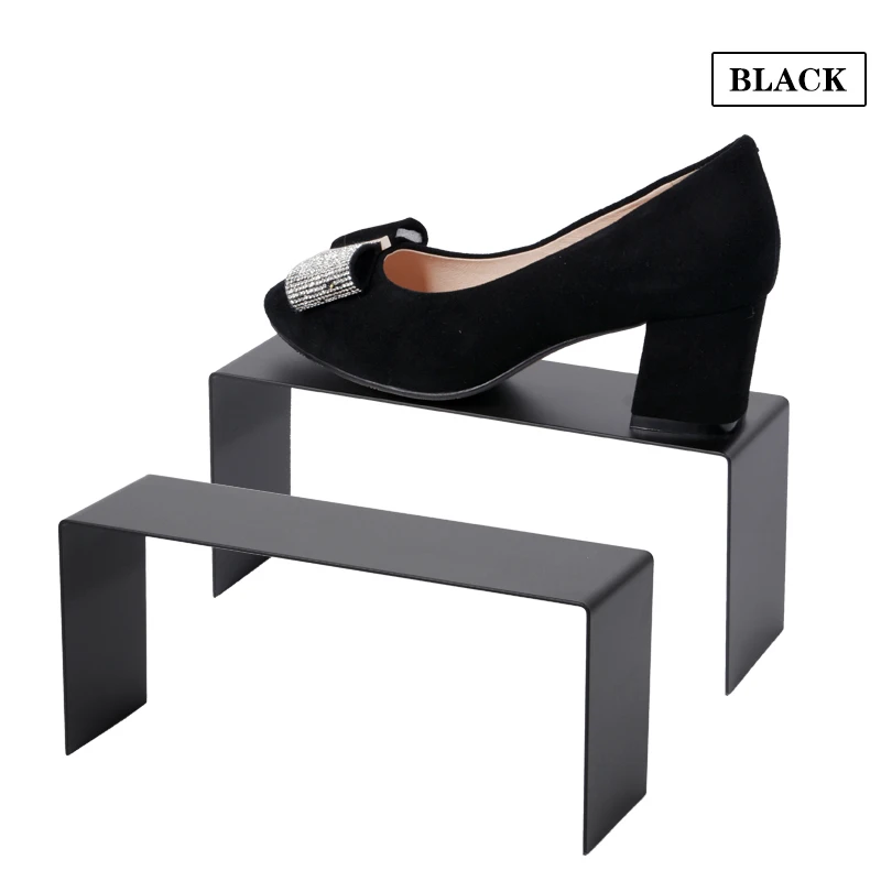 Linliangmuyu набор из трех металлических U образных туфель стенд держатель стойки хорошего качества XJ14 - Цвет: BLACK