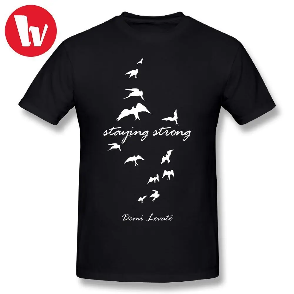 

Demi Lovato Letter Print T-Shirt Men Classic T Shirt Funny Tshirt Beach Tee Shirt Men's Short Sleeve T-Shirts