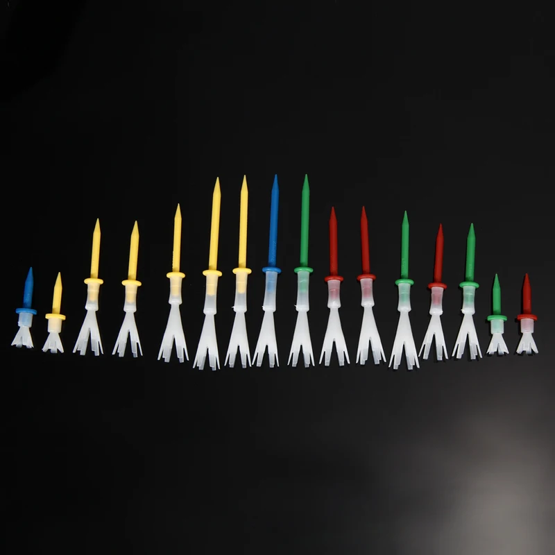 خفيفة الوزن ركام الرمل للجولف 4 ياردة جولف ستة الشق أعلى المحملة 4 متنوعة حزمة من 16 تيز سائق وودز مشرق اللون ل جولف التدريب