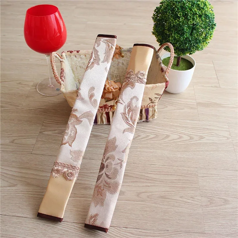 

2019 Fridge Handle Cover Embroidery Protective Case Oven Door Knob Covering Refrigerator door Handle Cover