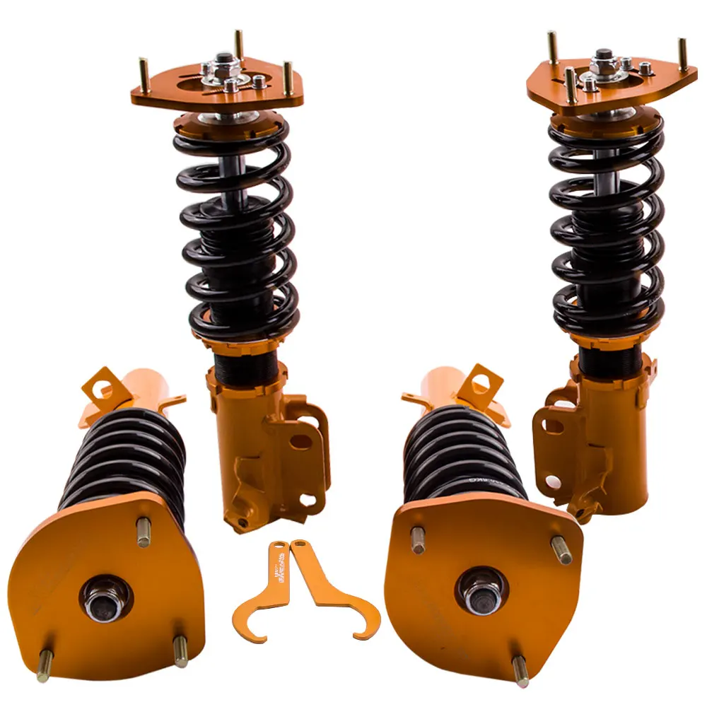 CoilOver амортизатор для Защитные чехлы для сидений, сшитые специально для Toyota Corolla E90 E100 E110 AE92 AE101 AE111