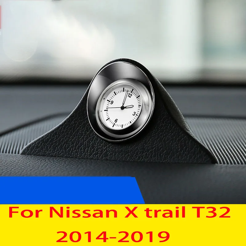 Для Nissan X trail T32 X-trail 2014-2019 украшения для приборной панели автомобиля цифровые часы