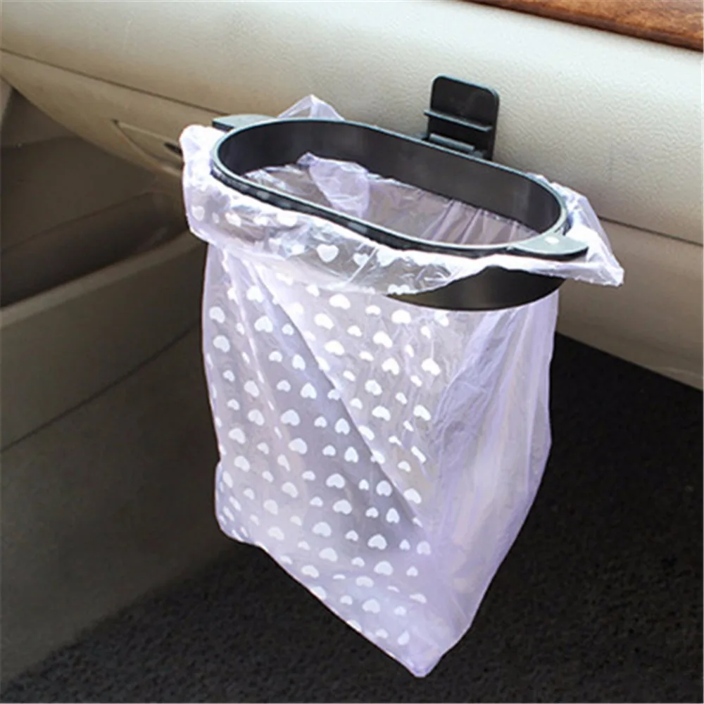 Car Styling Trash Bag Holder+40Pcs Trash Bag Car Organizer Garbage Bag