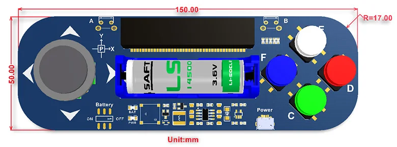 Joystick-for-micro-bit-size