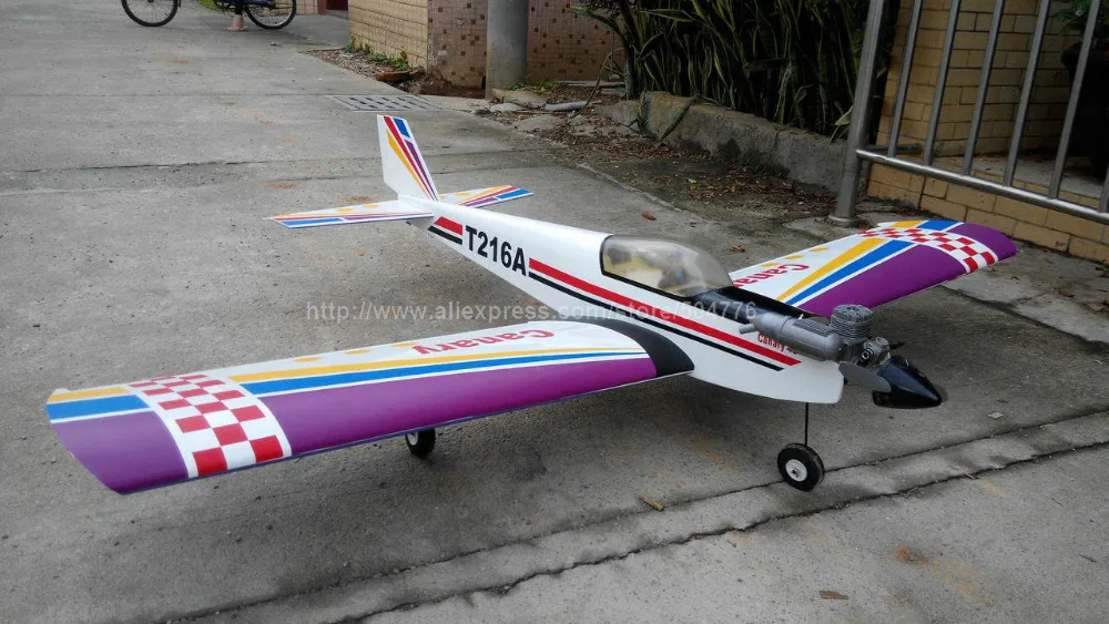 ARF(Kit) version / Nitro 40 class Canary low wings trainer