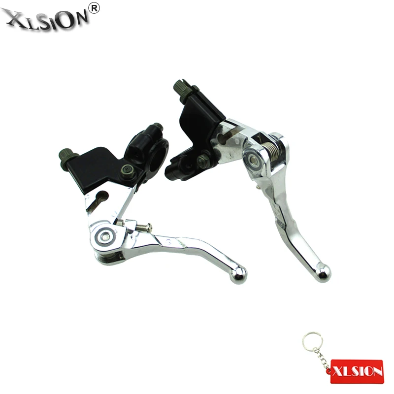 XLSION Aftermarket 7/8" Clutch+Brake Lever Set For Drum Brake Cafe