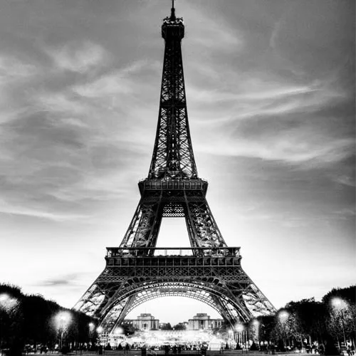 3D Flur Wandbild Tapete Eiffelturm Europa Wohnzimmer Schlafzimmer Wand