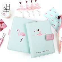 Кинбор фламинго и балерина А6 блокнот планировщик DIY Дневник японский Hobonich журнал путешественника офис Еженедельный план блокнот s