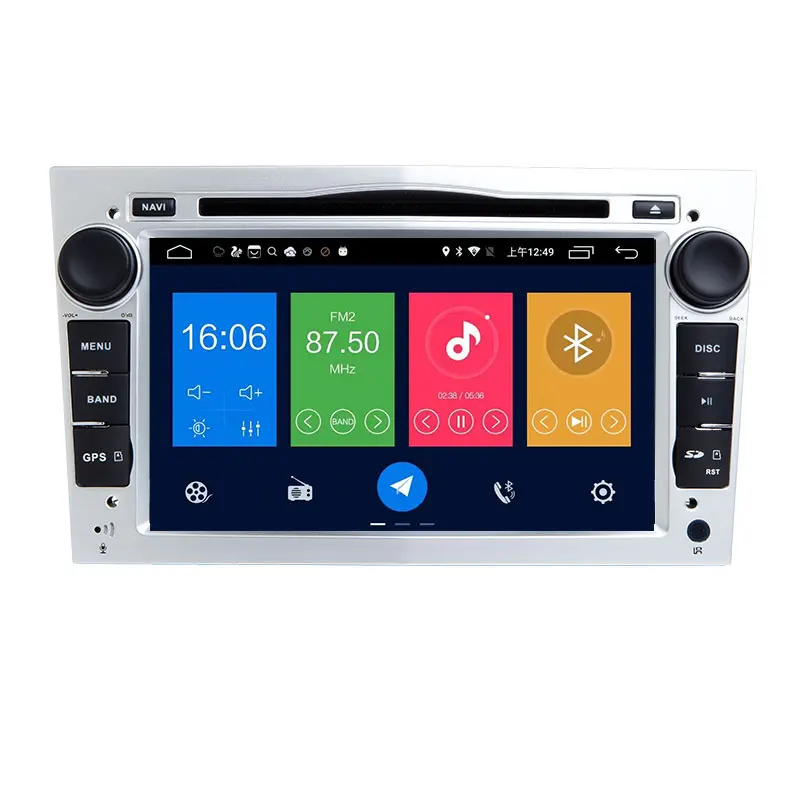 Автомобильный мультимедийный плеер 2Din с GPS радио DVD Android 9 0 ОС для Opel Astra H Vectra C Zafira b
