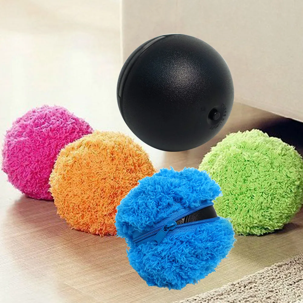 

Drop Shipping 4PCS/lot Automatic Rolling Ball Electric Dust Cleaner Mini Sweeping Robot Vacuum Cleaner Interactive Cat Toy