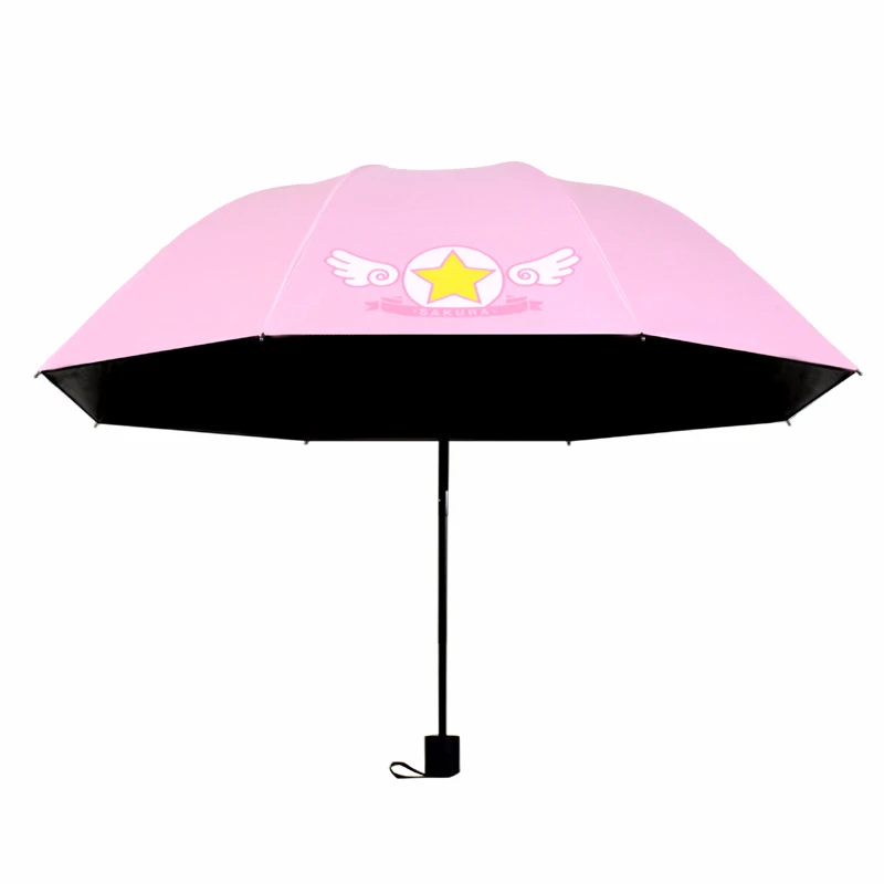 Creative-card-Captor-Sakura-umbrella-folding-dual-purpose-umbrella-umbrella-Sakura-animation-students (1)