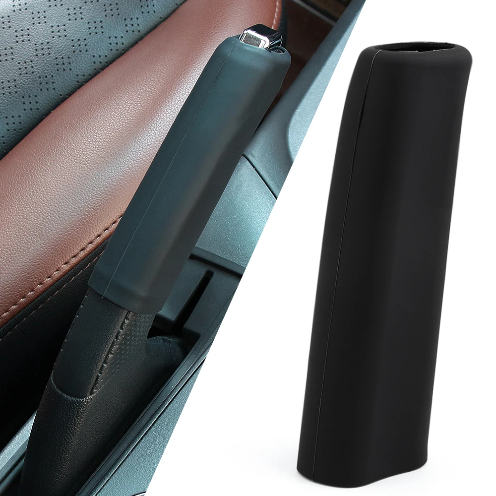 

Car Universal Silicone Nonslip Hand Brake Cover For peugeot 207 107 polo renault captur toyota aygo opel astra h bmw f30 e36