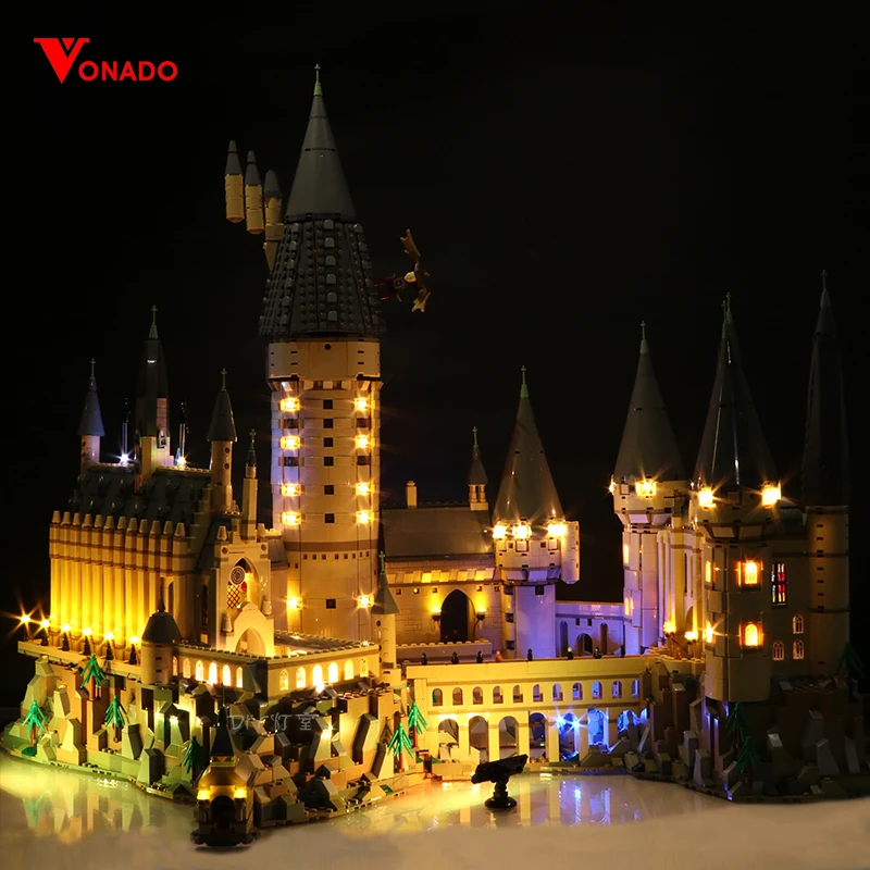 Светодиодный светильник совместимый с Lego 71043 Гарри кино 16060 создатель Хогвартс