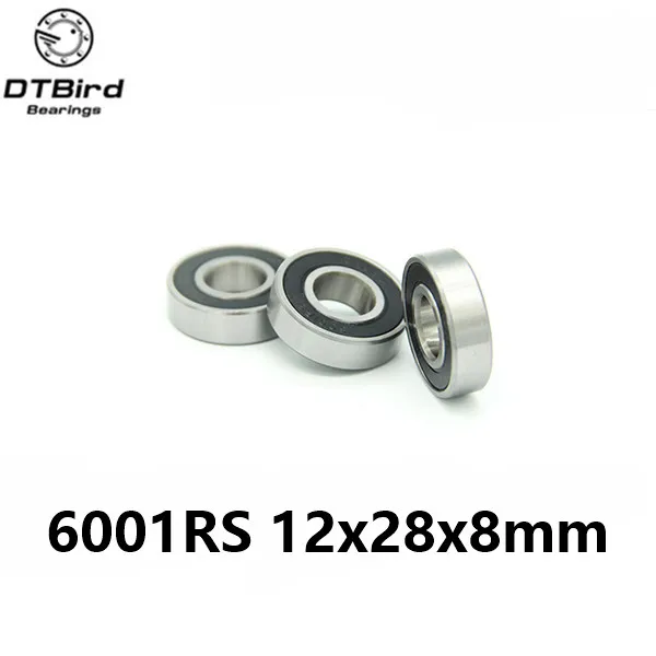 

1pcs 6001-2RS 6001RS 6001 RS 12*28*8mm hybrid ceramic ball deep groove ball bearing 12x28x8mm for bicycle part