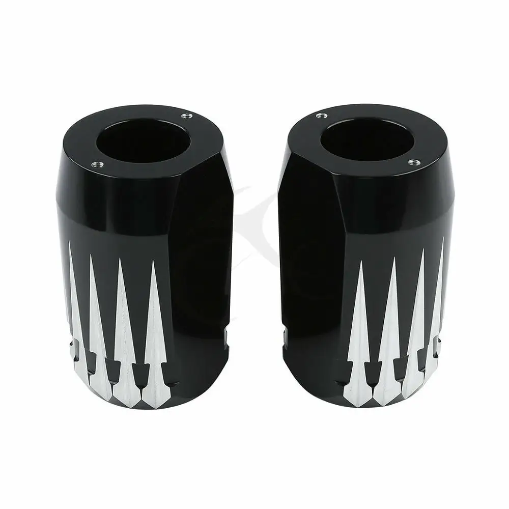 

Motorcycle Black Upper Fork Slider Covers For Harley Touring Street Glide Road Glide Road king Electra Glide 1984-2013 2012 2011