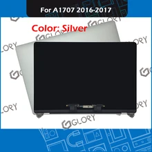Silver A1707 LCD Screen full assembly 661-06376 661-08031 for Macbook Pro Retina 15″ Touch Bar A1707 Display 2016 2017 Year