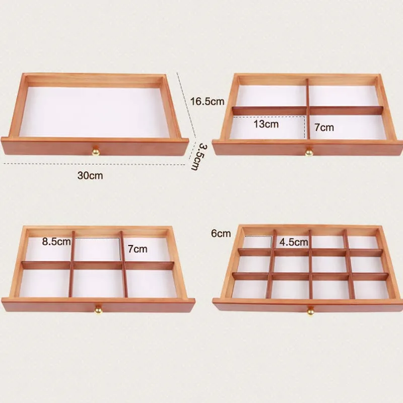 Шкатулка для ювелирных изделий из натурального дерева в стиле ретро|organizer storage