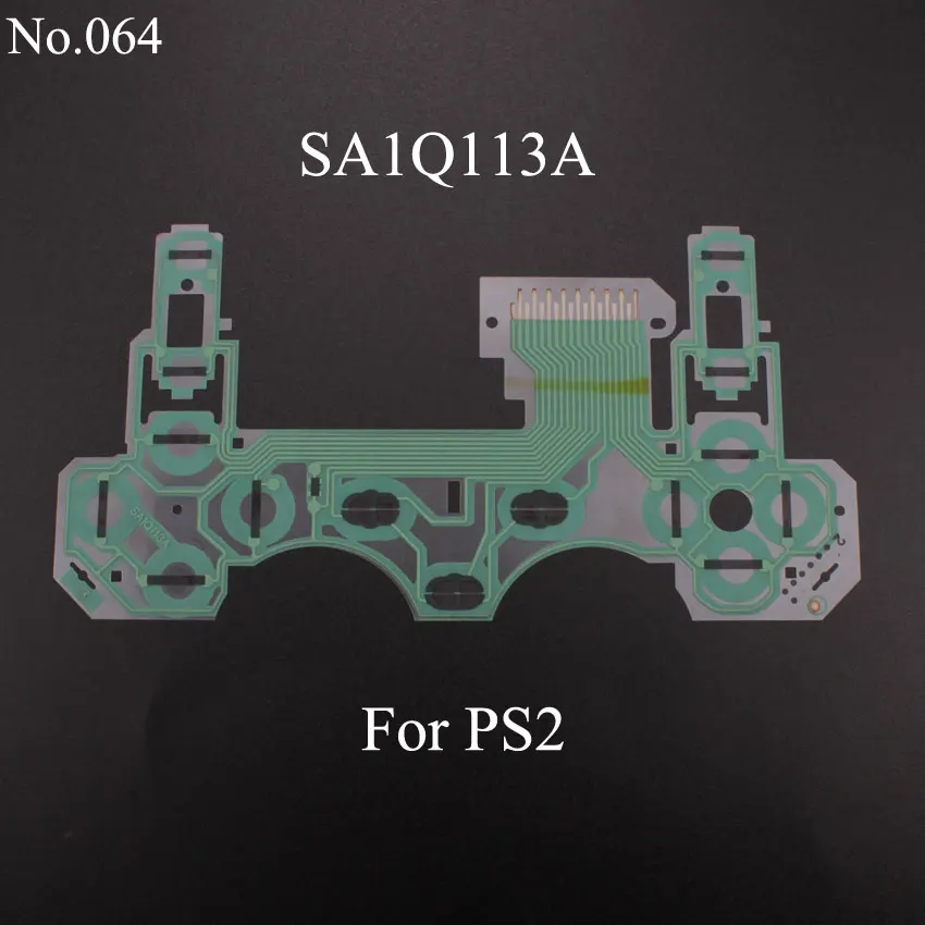 Юйси кнопки ленточная печатная плата для PS2 PS3 Dualshock PS4 Pro Slim JDM 030 040 проводящая пленка для контроллера пленочная клавиатура гибкий кабель - Цвет: 064