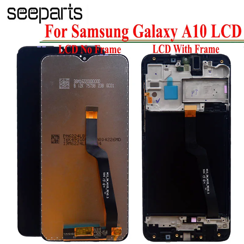 Протестированный рабочий для samsung Galaxy A10 lcd сенсорный экран дигитайзер в сборе для samsung A10 lcd SM A105F lcd A105F/DS lcd