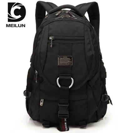Модный мужской рюкзак, Большой Вместительный рюкзак для путешествий, сумка для альпинизма, рюкзак для ноутбука, мужской многофункциональный рюкзак - Цвет: black