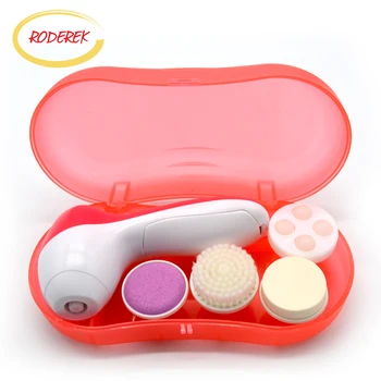 

Electric Face Massager Facial Brush For Cleansing Multi Function Face Cleanser Pore Cleaning Device Massage Tool