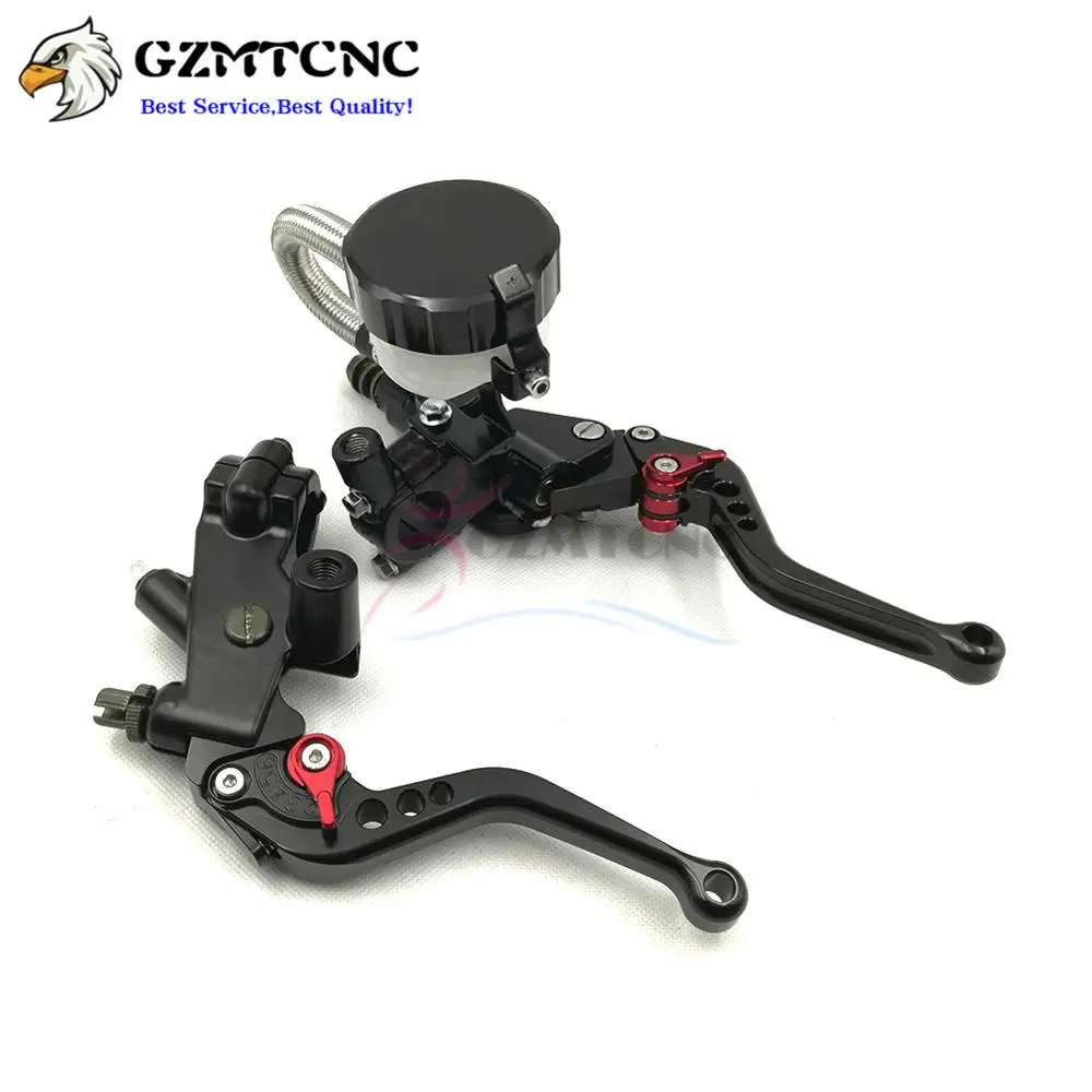 

7/8" 22MM CNC Clutch Brake Master Cylinder Hydraulic Reservoir Levers for Aprilia Pegaso 650 RS 50/125/250 RST1000 RSV Mille R