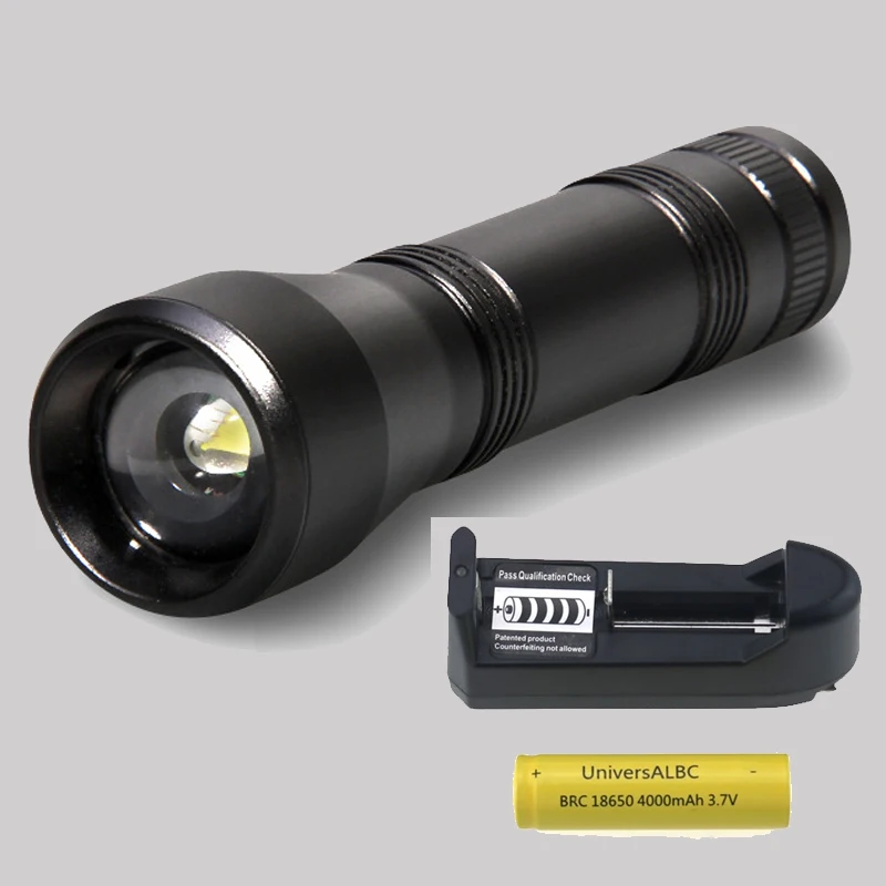 Kopen Waterdichte Oplaadbare Mini LED Fashlight Tactische Torch CREE XM T6 L2 Zoomable 18650 Batterij Handy Jacht Camping Lamp