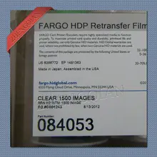 Fargo 84053 fita para hdp5000 impressora de cartões retransferência filme