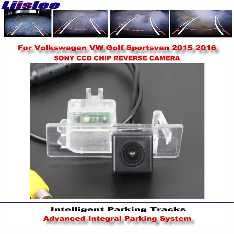

Vehicle Back Up Camera For Volkswagen VW Golf Sportsvan 2015 2016 Rearview Parking Camera Dynamic Guidance Tragectory TV Lines
