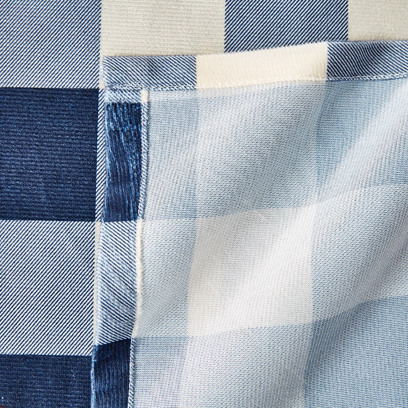 Plaid Table Cloth Modern Rectangle Table Cover Blue&White Tablecloth Home Kitchen Decoration For Party Mantel Mesa Home Decor