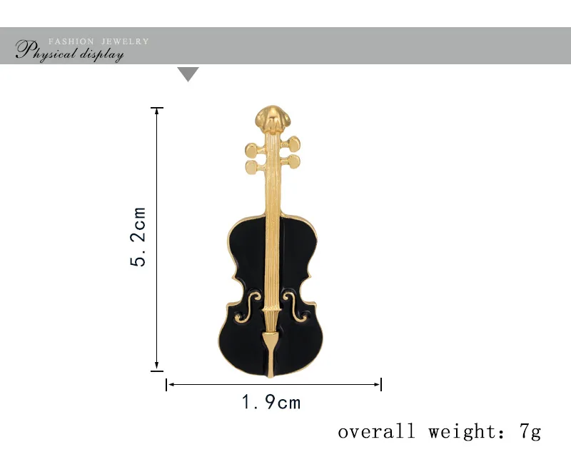 I-Remiel, модная новинка, скрипка, символ, клавиатура, инструмент, эмаль, брошь, корсаж, булавка, подарки для музыкального учителя, рубашка, воротник, украшение