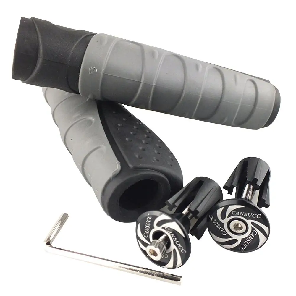 

1 Pair Mountain Bike Bicycle Ergonomic Handle Cycling Grip Anti-slip Road Bicycle Grips Handlebar Soft Rubber Cover