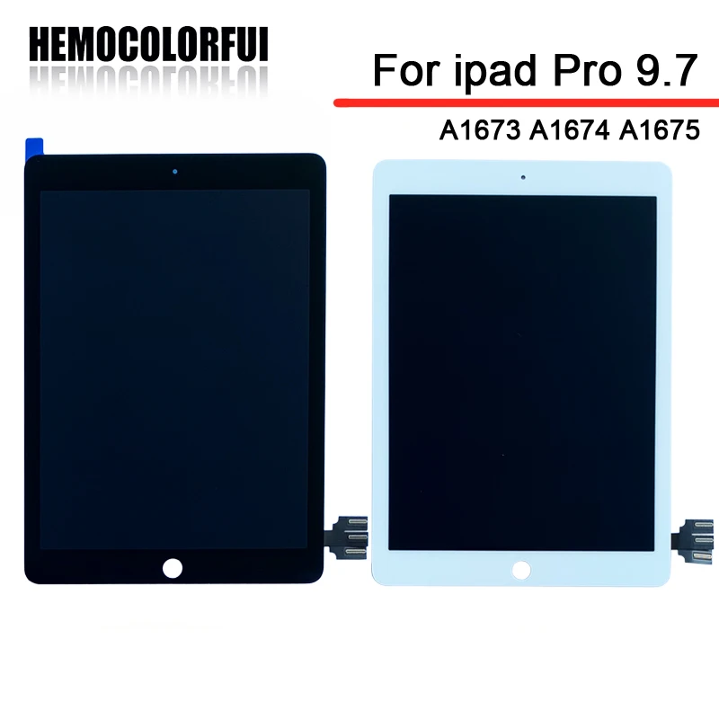 

AAA+ LCD For iPad Pro 9.7 A1673 A1674 A1675 LCD Display Matrix Touch Screen Digitizer Sensor Tablet PC Assembly no Home Button