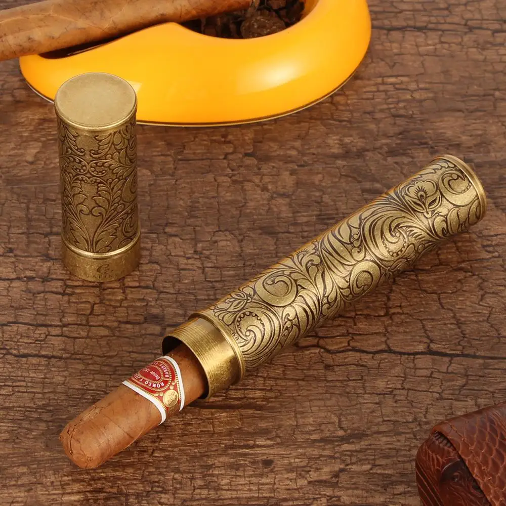 Портативная банка для сигар GALINER наружный держатель COHIBA|Аксессуары сигар| |
