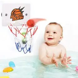 Новый мини-присоска Баскетбол обруч игрушка туалет ванна игрушка Дети Взрослый игрушки крытый спорт