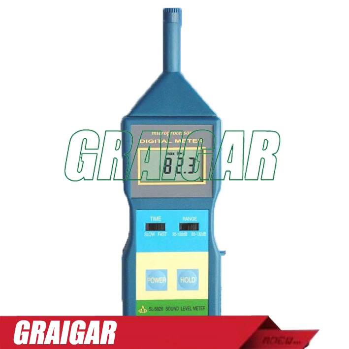 

SL5826 Digital LCD Sound Noise Level Meter Decibel Monitor Tester SL-5826