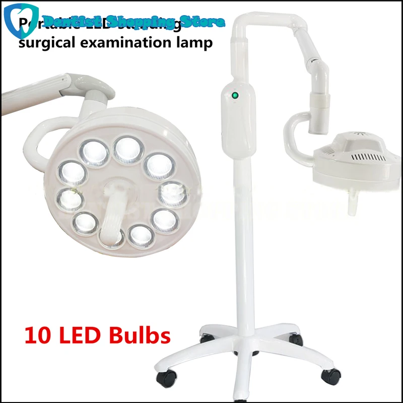  Floor standing portable Dental implanted shadowless lamp LED light Oral light examination lamp for 