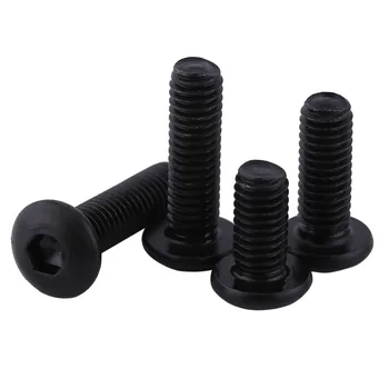 

50pcs/Lot M3 Petite Visserie 10.9 Alloy Steel Button Head Hex Socket Screws Bolts Repair Accessory vis tete creuse
