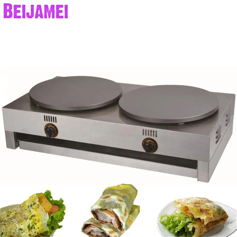

BEIJAMEI Commercial gas crepe maker pancake making machine non-stick pancake machine for sale