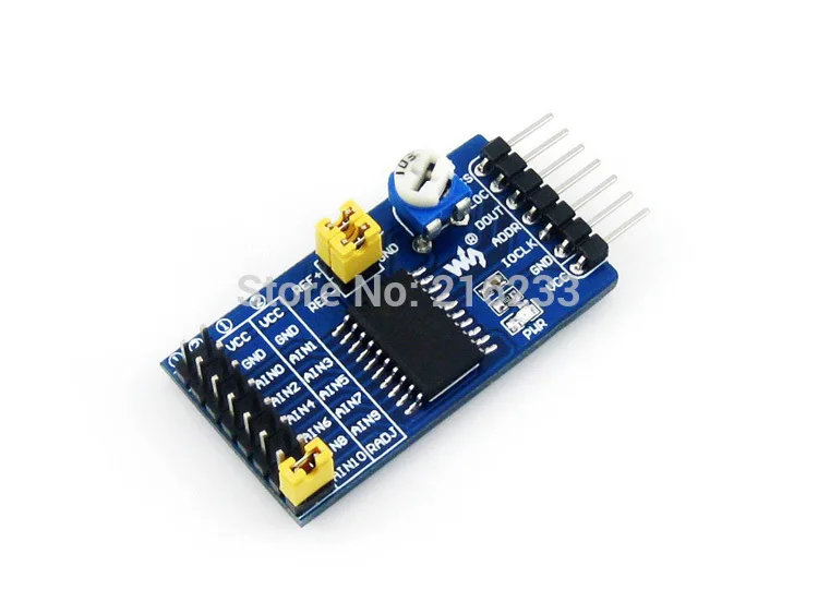 Waveshare TLC1543 ADC Board 10 Bit ADC Board Onboard Switched-capacitor Analog-to-digital Converter Module Development Kit
