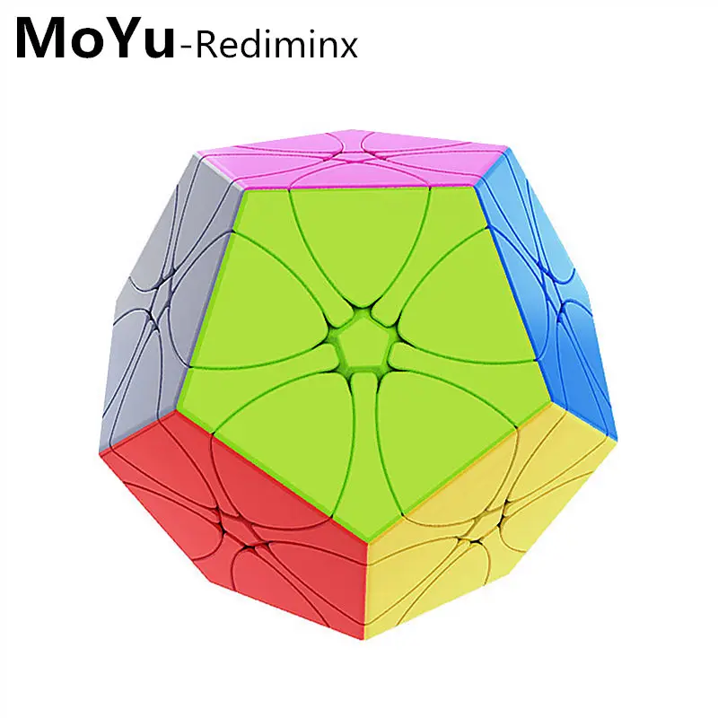 MoYu Rediminx Невидимый волшебный куб Cubing класс Meilong головоломка скорость часы-кольцо с крышкой игрушки для детей mofangjiaoshi - Цвет: stickerless
