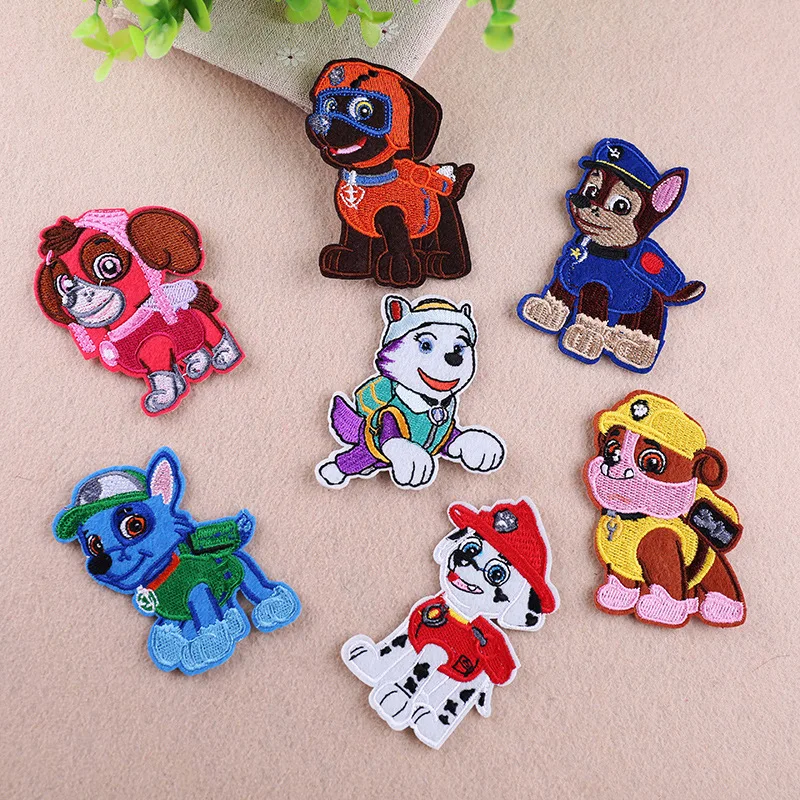 cloth stickers children's clothes decorative patch stickers dog year clothing decoration computer embroidery chapter labeling