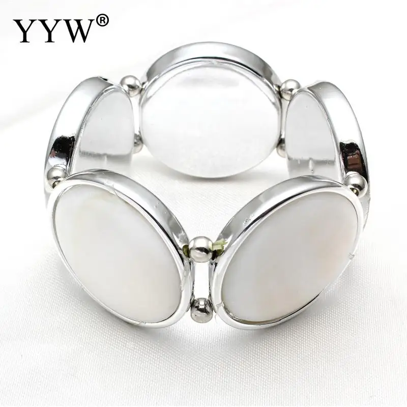 Пластик плоские круглые браслеты& браслеты модные женские туфли ювелирные изделия подарок очаровательный женский ювелирный браслет колье bracciali Donna